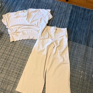 Splendid White Pants and Top Set